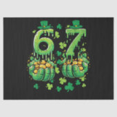6 7 St Patricks Tag Seidenpapier (Vorderseite)