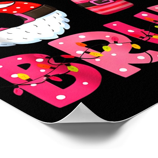 6 7 Teens Xmas Funny Six Seven Pajamas Christmas N Poster (Ecke)