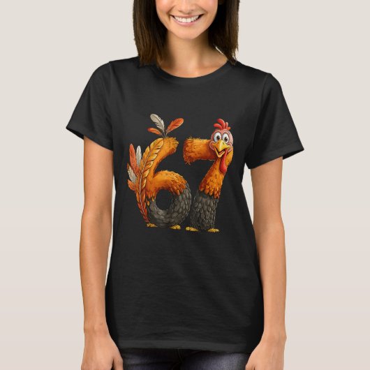6 7 Thanksgiving Funny Turkey Thanksgiving 67 Men T-Shirt (Vorderseite)