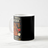 6-7 Thanksgiving Teacher Six Seven 67 Turkey Kaffeetasse (Vorderseite Links)
