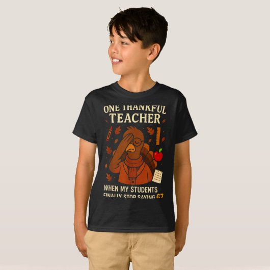 6-7 Thanksgiving Teacher Six Seven 67 Turkey T-Shirt (Vorne ganz)