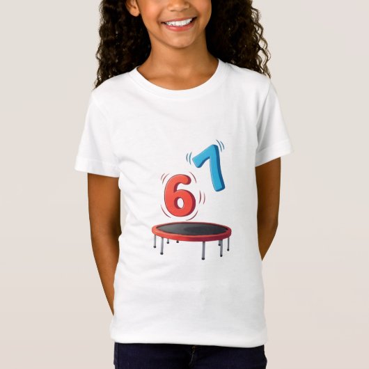 6 7 Trampolin T-Shirt (Vorderseite)
