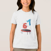 6 7 Trampolin Tri-Blend Shirt (Vorderseite)