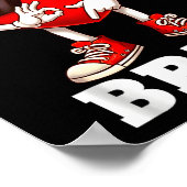 6 7 Valentines Day Shirt Men Boys Funny Heart Meme Poster (Ecke)