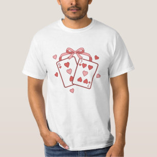 6 & 7 Valentinsherzen Design T-Shirt