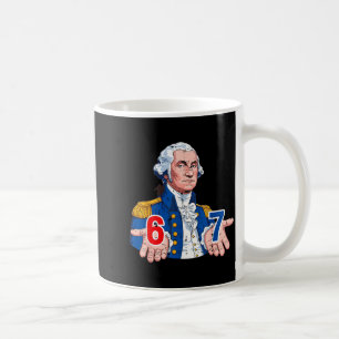 6 7 Washington Lustiges 67 Kostüm Meme Six Seven K Kaffeetasse