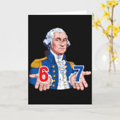 6 7 Washington Lustiges 67 Kostüm Meme Six Seven K Karte (Gelbe Blume)