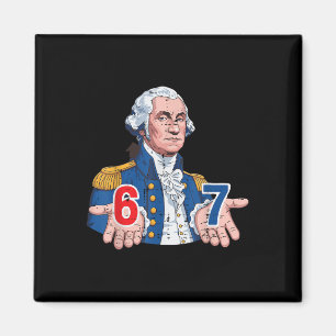 6 7 Washington Lustiges 67 Kostüm Meme Six Seven K Magnet