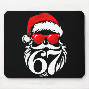 6 7 Weihnachten 67 Nikolaus Sechs Sieben Weihnacht Mousepad