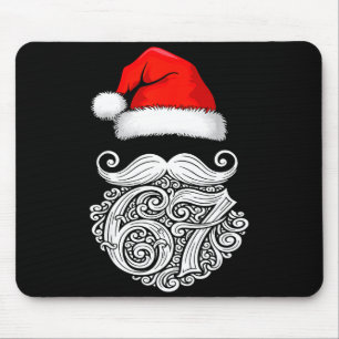 6 7 Weihnachten 67 Santa Sechs Sieben Weihnachten Mousepad