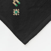 6-7 Weihnachten hässlicher Pullover sechs sieben X Fleecedecke (Ecke)