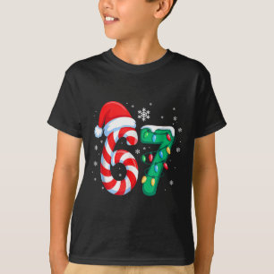 6 7 Weihnachten Lustig Six Seven 67 Meme Männer Fr T-Shirt