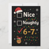 6-7 Weihnachten Schlimm oder Schön Meme (Vorderseite)