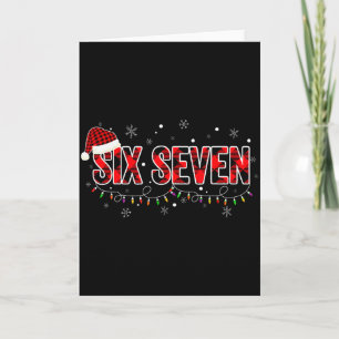 6 7 Weihnachten Sechs Sieben Xmas 67 Frohe Weihnac Karte