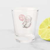 6 7 Weihnachten Six Seven Brainrot Weihnachtsmann Schnapsglas (Rückseite)