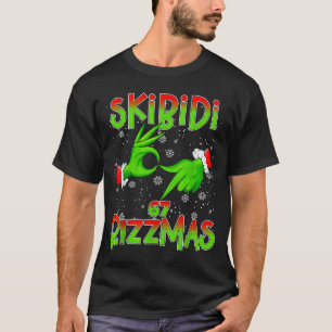 6 7 Weihnachten Skibidi Rizzmas 67 Meme Gen Alpha  T-Shirt