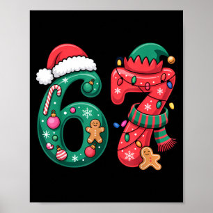 6 7 Weihnachts-Duo-Meme-Outfit für lustige Feierta Poster
