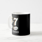 6+7 Year Old Boys Girls Teenager 13th Birthday Fun Kaffeetasse (Vorderseite Links)