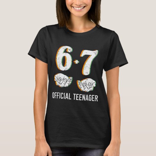 6+7 Year Old Boys Girls Teenager 13th Birthday Fun T-Shirt (Vorderseite)