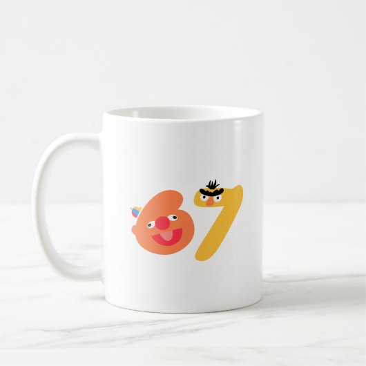 6-7 Zahlen-Muppets Kaffeetasse (Links)