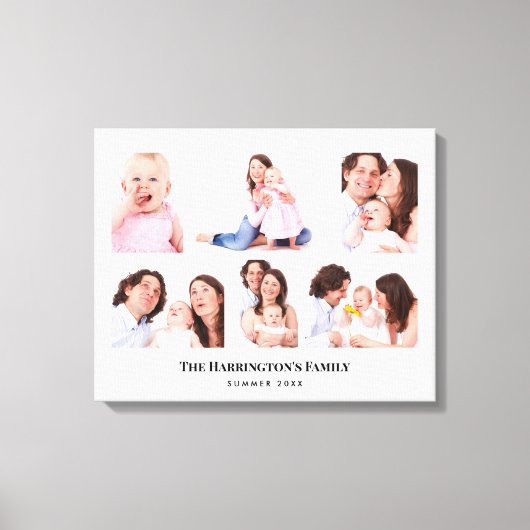 6 Abschnitte Minimalistische graue Rahmen für das Leinwanddruck (Vorderseite)