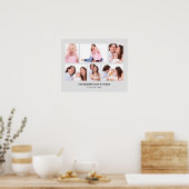 6 Abschnitte Minimalistische graue Rahmen für das  Poster (Küche)