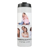 6 Abschnitte Minimalistische graue Rahmen für das Thermosbecher (Vorderseite)