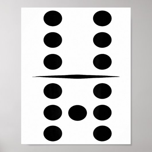 6 And 7 Domino Tile Funny Group 67 Dominos Costume Poster (Vorne)