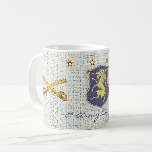 6. ARMY CAVALRY KAFFEETASSE (Vorderseite Links)