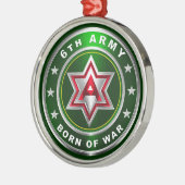 6. ARMY Metal Ornament Aus Metall (Links)