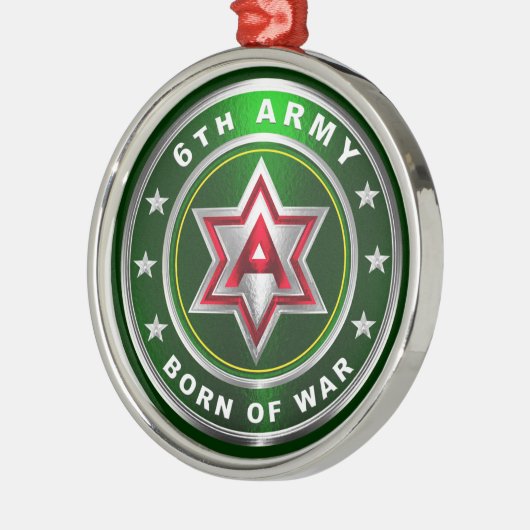 6. ARMY Metal Ornament Aus Metall (Links)