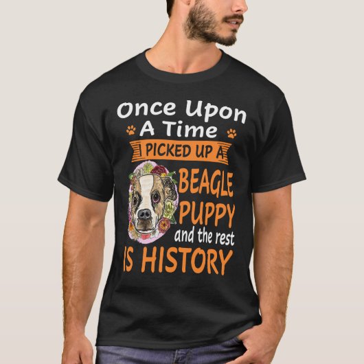 6 auf einmal Beagle Welpe T-Shirt (Vorderseite)