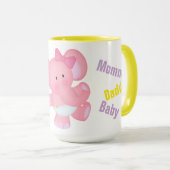 #6 Baby Dusche Combo-Tasse Tasse (VorderseiteRechts)