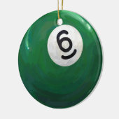 6 Ball Keramikornament (Links)