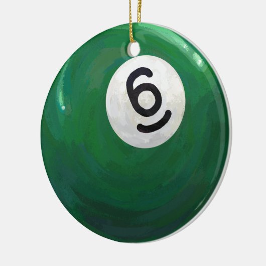 6 Ball Keramikornament (Links)