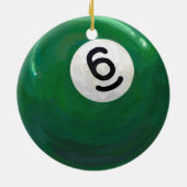 6 Ball Keramikornament (Hinten)