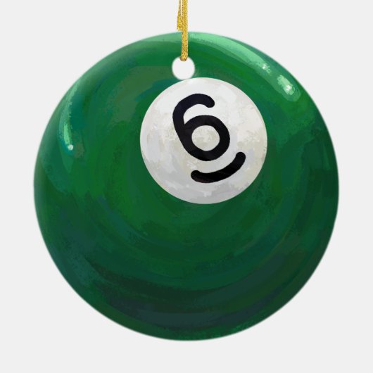 6 Ball Keramikornament (Hinten)