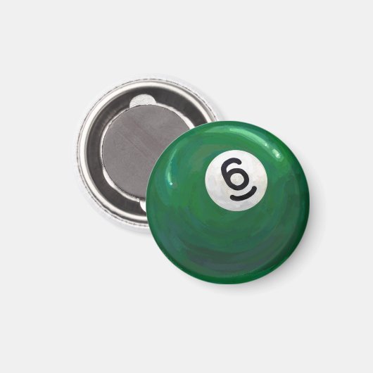 6 Ball Magnet (Vorderseite/Rückseite)