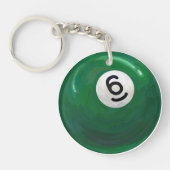 6 Ball Schlüsselanhänger (Vorderseite)