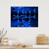 6 Bälle Abstrakt Poster (Küche)