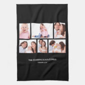 6 Bereiche Benutzerdefinierte schwarze Rahmen für Geschirrtuch (Vertikal)