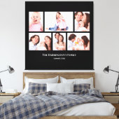 6 Bereiche Benutzerdefinierte schwarze Rahmen für Leinwanddruck (Insitu (Schlafzimmer))