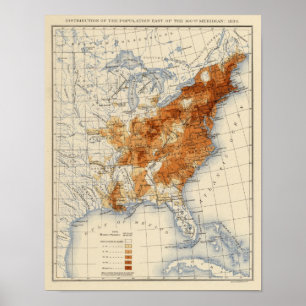 6 Bevölkerung 1830 Poster