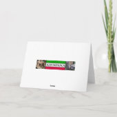 "6. BIRTHDAY CARD" KARTE (Rückseite)