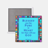 6. Breite von Jesu' Sermon auf dem Berg Magnet (Vorderseite/Rückseite)