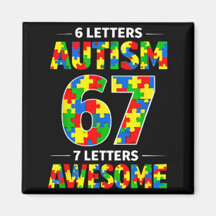 6 Buchstaben Autismus 7 Buchstaben großartig 67 Au Magnet