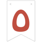 6 Buchstaben Name ist ein wilder Safari-Dschungel  Wimpelkette (Erste Fahne)