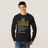 6 Bühnen des Debuggens von Software-Skript-HTML-Ne T-Shirt (Vorne ganz)