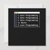 6 Bühnen des Debuggerprogrammierers Einladung (Vorderseite)