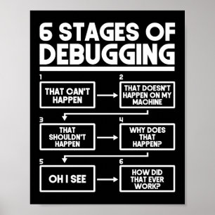6 Bühnen des Debuggerprogrammierers Poster